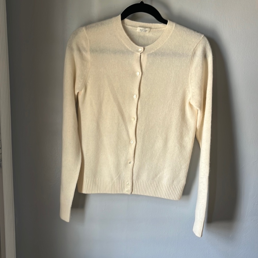 J. Crew Gustoso 100% Cashmere Cardigan